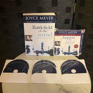 Battlefield of the Mind by Joyce Meyer (2006, CD Audiobook and book included)